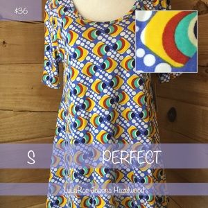 NWT LuLaRoe Fish Aqua Small Perfect T